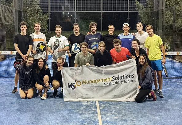 Management Solutions Barcelona's paddle tennis marathon
