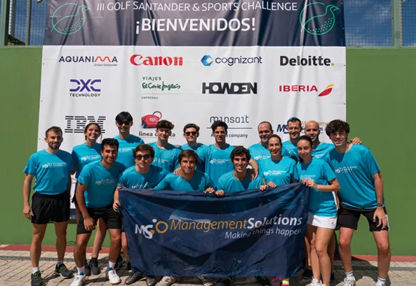 Management Solutions takes part in the 3rd Golf Santander & Sports Challenge